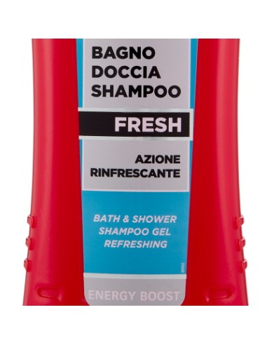 intesa pour homme bagno doccia shampoo - 500ml - fresh - energy boost: tuttocasashop.it: igiene e cura della persona