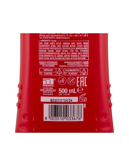 intesa pour homme bagno doccia shampoo - 500ml - fresh - energy boost: tuttocasashop.it: igiene e cura della persona