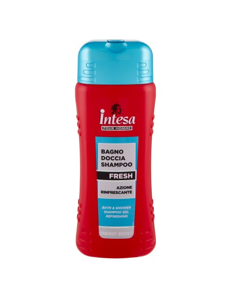 intesa pour homme bagno doccia shampoo - 500ml - fresh - energy boost: tuttocasashop.it: igiene e cura della persona