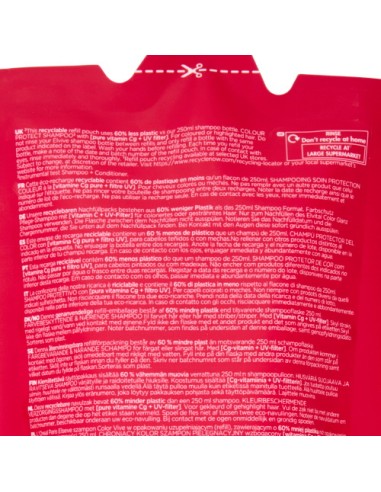 elvive shampoo eco-ricarica 250ml - color vive - per capelli colorati: tuttocasashop.it: igiene e cura della persona