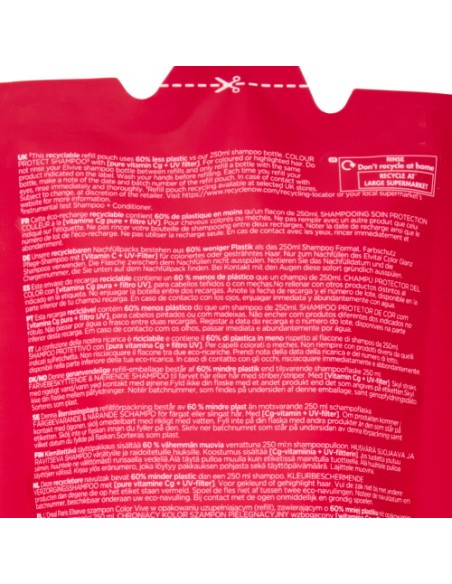 elvive shampoo eco-ricarica 250ml - color vive - per capelli colorati: tuttocasashop.it: igiene e cura della persona