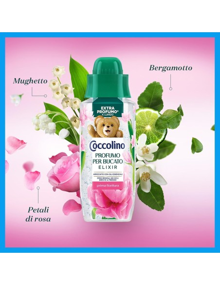 coccolino profumo per bucato elixir - 342ml - prima fioritura: tuttocasashop.it: prodotti per bucato e tessuti