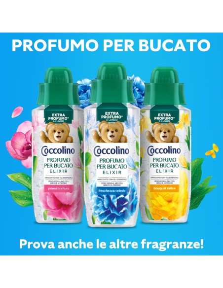 coccolino profumo per bucato elixir - 342ml - prima fioritura: tuttocasashop.it: prodotti per bucato e tessuti