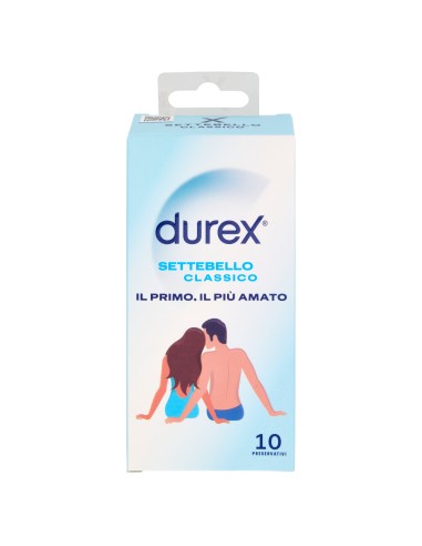 durex profilattici - 10 pezzi - settebello classico: tuttocasashop.it: igiene e cura della persona