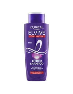 elvive purple shampoo - 200ml - antigiallo - anti-giallo: tuttocasashop.it: igiene e cura della persona