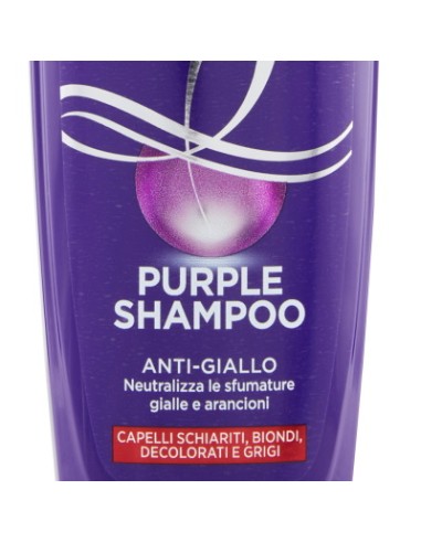 elvive purple shampoo - 200ml - antigiallo - anti-giallo: tuttocasashop.it: igiene e cura della persona