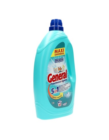 general detersivo lavatrice liquido 60 lavaggi 2400ml - igienizzante: tuttocasashop.it: prodotti per bucato e tessuti