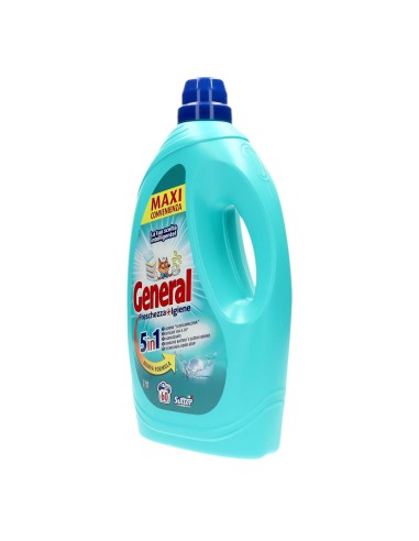 general detersivo lavatrice liquido 60 lavaggi 2400ml - igienizzante: tuttocasashop.it: prodotti per bucato e tessuti