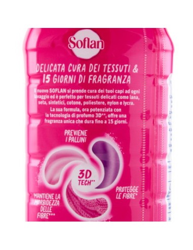 soflan detersivo liquido per capi delicati 28 lavaggi - 900ml - classico: tuttocasashop.it: prodotti per bucato e tessuti
