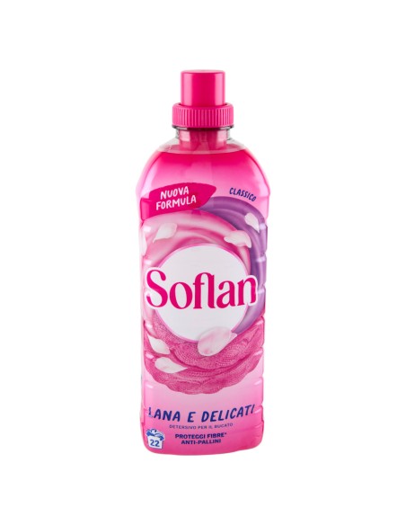 soflan detersivo liquido per capi delicati 28 lavaggi - 900ml - classico: tuttocasashop.it: prodotti per bucato e tessuti