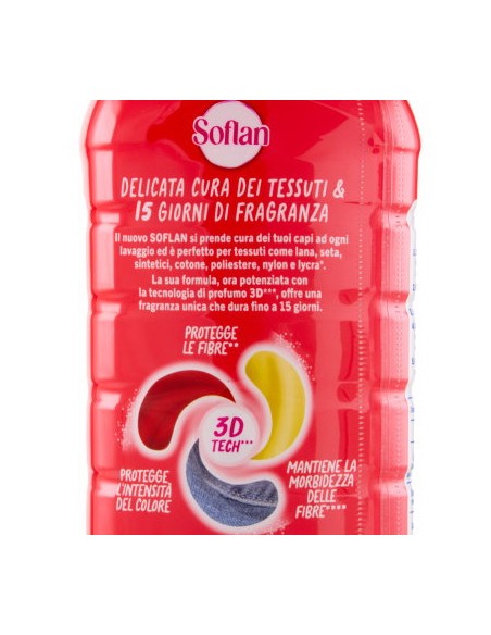 soflan detersivo liquido per capi delicati 28 lavaggi - 900ml - colorati: tuttocasashop.it: prodotti per bucato e tessuti