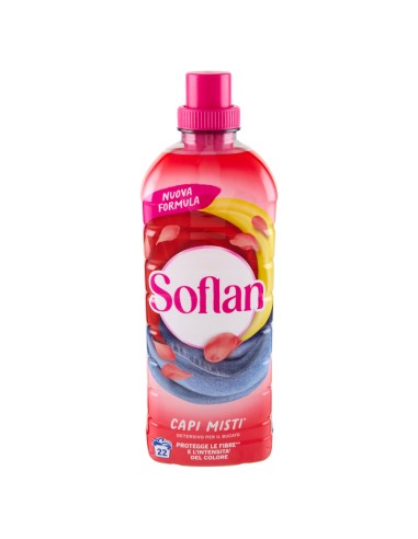 soflan detersivo liquido per capi delicati 28 lavaggi - 900ml - colorati: tuttocasashop.it: prodotti per bucato e tessuti