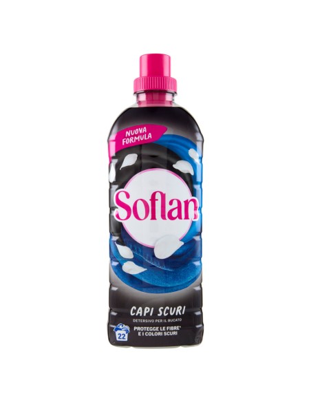 soflan detersivo liquido per capi delicati 28 lavaggi - 900ml - capi neri: tuttocasashop.it: prodotti per bucato e tessuti