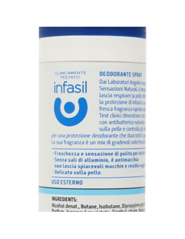 infasil deodorante spray 150ml - freschezza marina: tuttocasashop.it: igiene e cura della persona