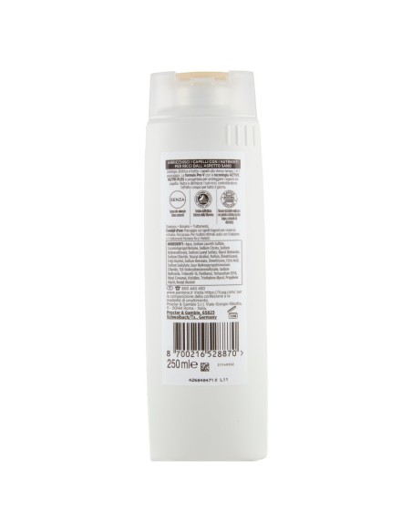 pantene pro-v shampoo balsamo e trattamento - 250ml - ricci: tuttocasashop.it: igiene e cura della persona