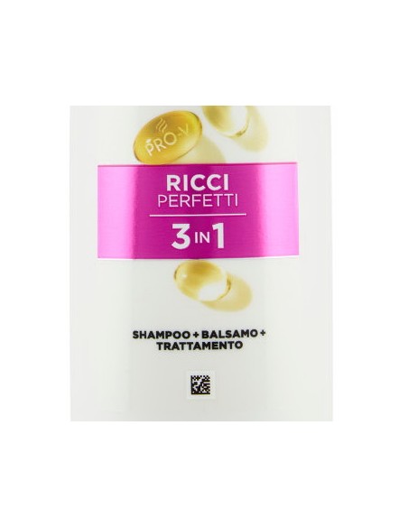 pantene pro-v shampoo balsamo e trattamento - 250ml - ricci: tuttocasashop.it: igiene e cura della persona