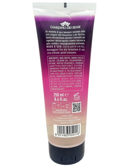 giardino dei sensi doccia shampoo - 250ml - osmanthus e narciso: tuttocasashop.it: igiene e cura della persona