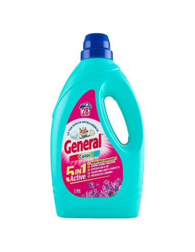 general detersivo lavatrice liquido 28 lavaggi 1120ml - color capi colorati: tuttocasashop.it: prodotti per bucato e tessuti
