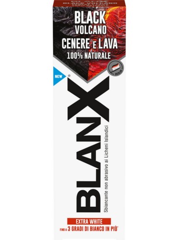 blanx dentifricio - 75ml - black volcano - cenere e lava: tuttocasashop.it: igiene e cura della persona
