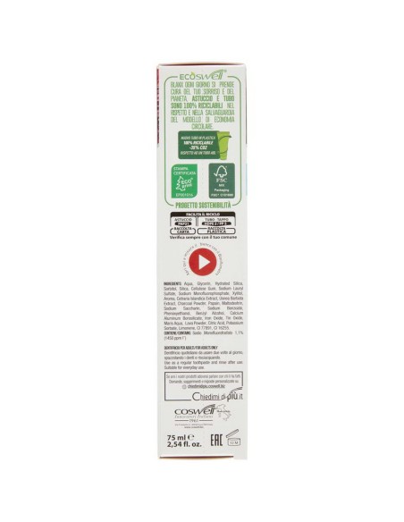 blanx dentifricio - 75ml - black volcano - cenere e lava: tuttocasashop.it: igiene e cura della persona