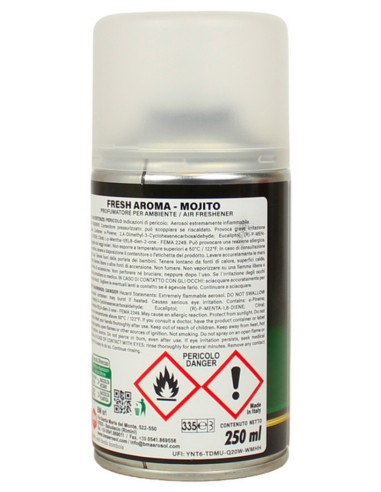 fresh aroma ricarica deodorante per diffusore automatico - 250ml - mojito: tuttocasashop.it: pulizia e cura della casa