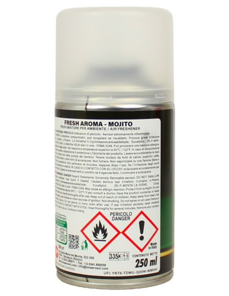 fresh aroma ricarica deodorante per diffusore automatico - 250ml - mojito: tuttocasashop.it: pulizia e cura della casa
