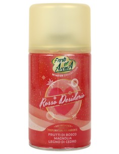 fresh aroma ricarica deodorante diffusore automatico 250ml - rosso desiderio: tuttocasashop.it: pulizia e cura della casa