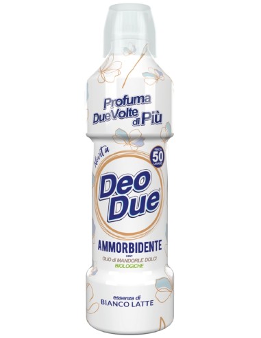 deo due ammorbidente profumante 50 lavaggi 1 litro - premium - bianco latte: tuttocasashop.it: prodotti per bucato e tessuti