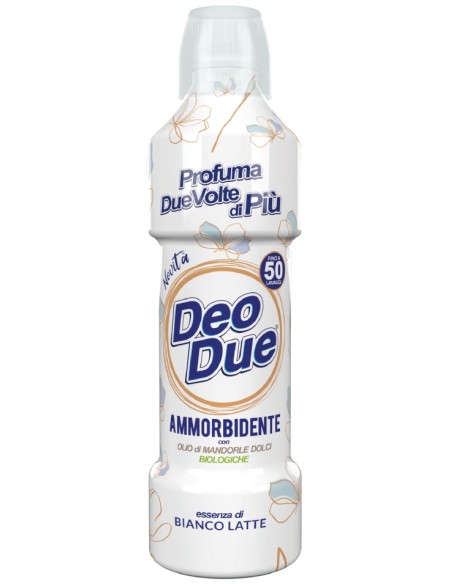 deo due ammorbidente profumante 50 lavaggi 1 litro - premium - bianco latte: tuttocasashop.it: prodotti per bucato e tessuti