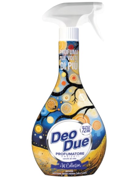 deo due profumatore spray - 600ml - art collection - cerchi di vita: tuttocasashop.it: pulizia e cura della casa