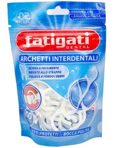 fatigati 50 archetti interdentali per igiene orale: tuttocasashop.it: igiene e cura della persona