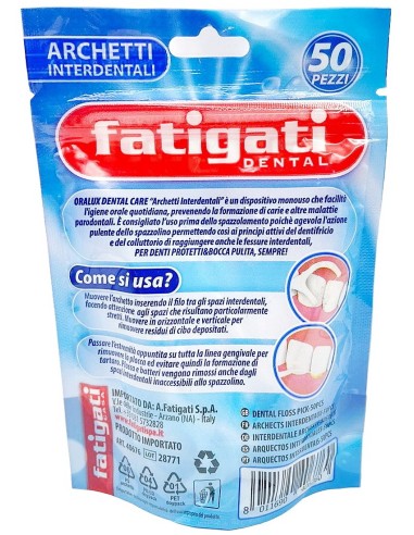 fatigati 50 archetti interdentali per igiene orale: tuttocasashop.it: igiene e cura della persona