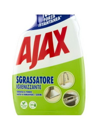 ajax sgrassatore spray - 600ml - igienizzante: tuttocasashop.it: pulizia e cura della casa