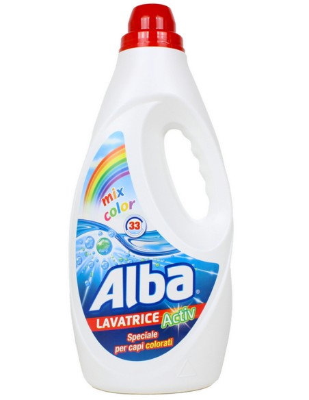 alba detersivo lavatrice liquido 33 lavaggi 1850ml - mix color: tuttocasashop.it: prodotti per bucato e tessuti