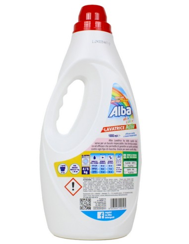 alba detersivo lavatrice liquido 33 lavaggi 1850ml - mix color: tuttocasashop.it: prodotti per bucato e tessuti