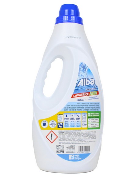 alba detersivo lavatrice liquido 33 lavaggi 1850ml - ocean force: tuttocasashop.it: prodotti per bucato e tessuti