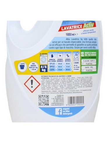 alba detersivo lavatrice liquido 33 lavaggi 1850ml - ocean force: tuttocasashop.it: prodotti per bucato e tessuti