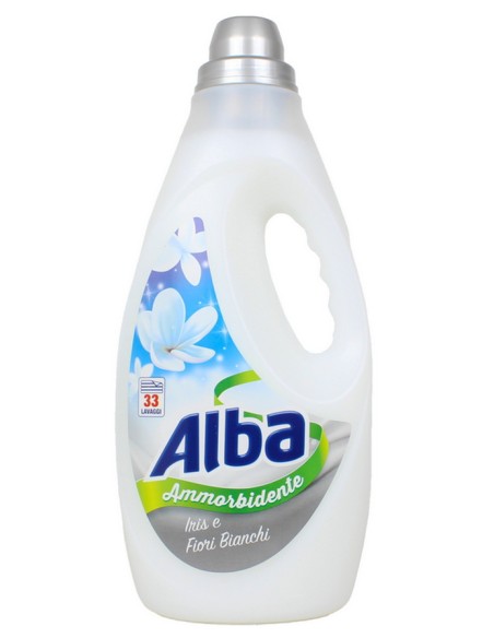 alba ammorbidente per bucato - 33 lavaggi - 1850ml - iris e fiori bianchi: tuttocasashop.it: prodotti per bucato e tessuti