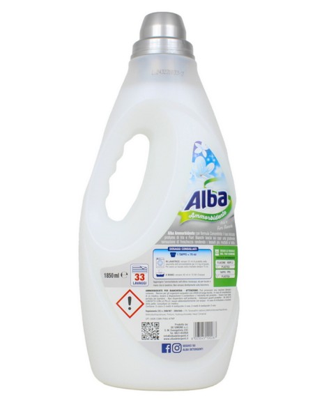 alba ammorbidente per bucato - 33 lavaggi - 1850ml - iris e fiori bianchi: tuttocasashop.it: prodotti per bucato e tessuti