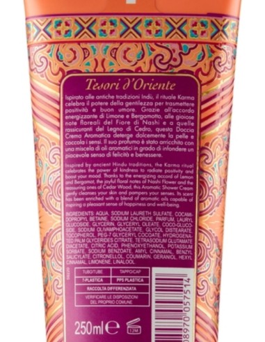 tesori d'oriente doccia schiuma - 250ml - karma: tuttocasashop.it: igiene e cura della persona