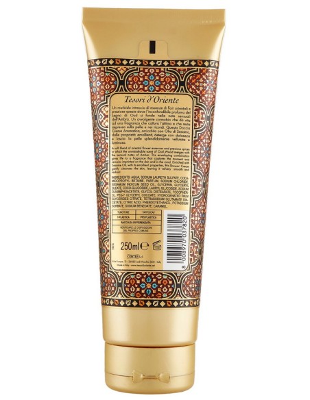 tesori d'oriente doccia schiuma - 250ml - royal oud: tuttocasashop.it: igiene e cura della persona