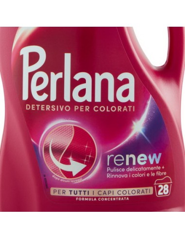 perlana renew detersivo per bucato - 1400ml 28 lavaggi - per capi colorati: tuttocasashop.it: prodotti per bucato e tessuti