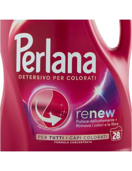 perlana renew detersivo per bucato - 1400ml 28 lavaggi - per capi colorati: tuttocasashop.it: prodotti per bucato e tessuti