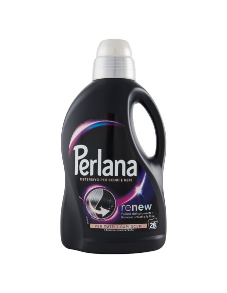 perlana renew detersivo per bucato - 1400ml 28 lavaggi - capi scuri o neri: tuttocasashop.it: prodotti per bucato e tessuti