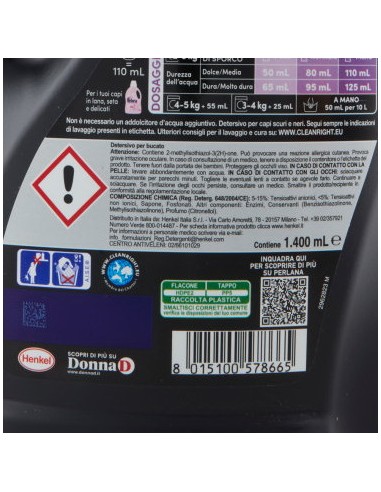 perlana renew detersivo per bucato - 1400ml 28 lavaggi - capi scuri o neri: tuttocasashop.it: prodotti per bucato e tessuti