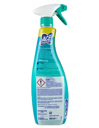 ace gentile spray 650ml - sgrassa tutte le superfici - smacchia il bucato: tuttocasashop.it: pulizia e cura della casa