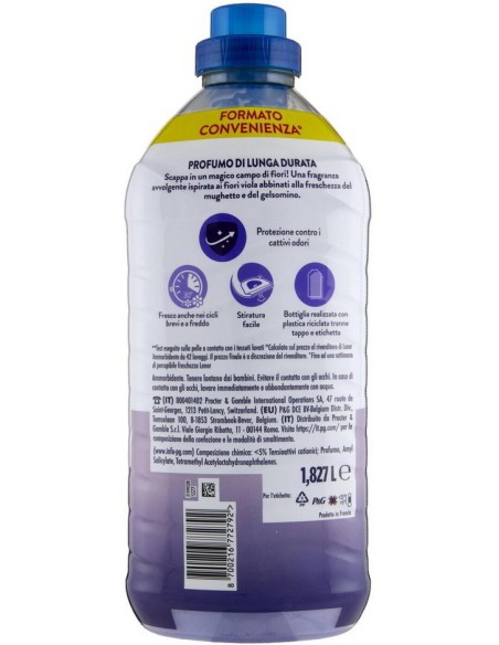 lenor ammorbidente concentrato 87 lavaggi 1827ml - fresca fioritura: tuttocasashop.it: prodotti per bucato e tessuti