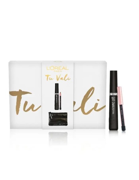 l'oreal tu vali mascara telescopic lift black + mini matita + pochette: tuttocasashop.it: igiene e cura della persona