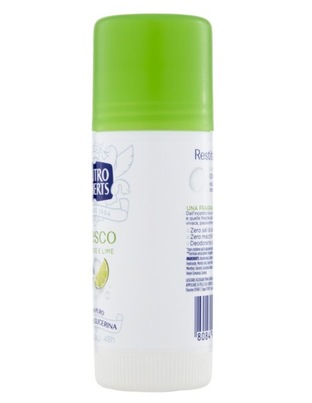 neutro roberts deodorante stick 40ml - fresco - te' verde & lime: tuttocasashop.it: igiene e cura della persona