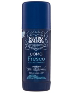 neutro roberts deodorante stick 40ml - uomo - fresco 48h: tuttocasashop.it: igiene e cura della persona
